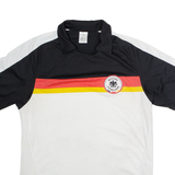 DFB Germany Fan Mens Football Shirt Jersey White Collared M