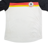 DFB Germany Fan Mens Football Shirt Jersey White Collared M