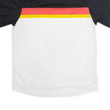 DFB Germany Fan Mens Football Shirt Jersey White Collared M