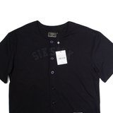 SIKSILK BAseball Mens Jersey Black 2XL