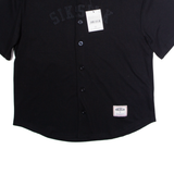 SIKSILK BAseball Mens Jersey Black 2XL