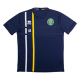 ERREA FC Bramois Training #12 Mens Football Shirt Jersey Blue Crew Neck L