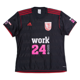 ADIDAS FC Rorschacherberg #18 Mens Jersey Black V-Neck L