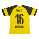 PUMA 2018/19 Borussia Dortmund Home #16 Akanji Mens Football Shirt Jersey Yellow M