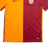 NIKE 2015/16 SK Galatasaray Mens Football Shirt Jersey Maroon Crew Neck M