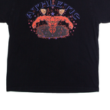 TWT SPORTSWEAR Athletic Mens T-Shirt Black Crew Neck L