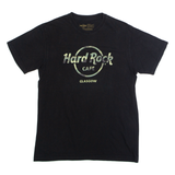 HARD ROCK CAFE Glasgow Mens T-Shirt Black Crew Neck M