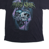 Black Widow Relaxed Mens T-Shirt Black Crew Neck M