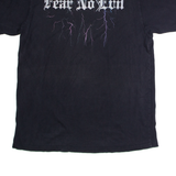 Black Widow Relaxed Mens T-Shirt Black Crew Neck M