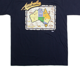 Australia Mens T-Shirt Black Crew Neck M