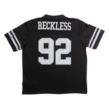 FSBN Reckless #92 Athletic Fit Mens Jersey Black V-Neck L