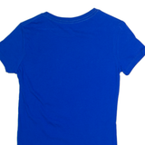 ADIDAS Golden State Warriors 2015 Playoffs Womens T-Shirt Blue USA Crew Neck M
