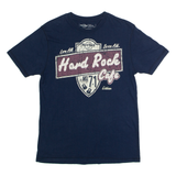 HARD ROCK CAFE Lisbon Mens T-Shirt Blue Crew Neck M