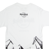 HARD ROCK CAFE Hamburg Mens T-Shirt White Crew Neck S