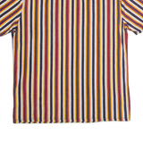 GUESS ORIGINALS Striped Mens T-Shirt White Crew Neck M