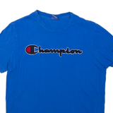 CHAMPION Mens T-Shirt Blue S