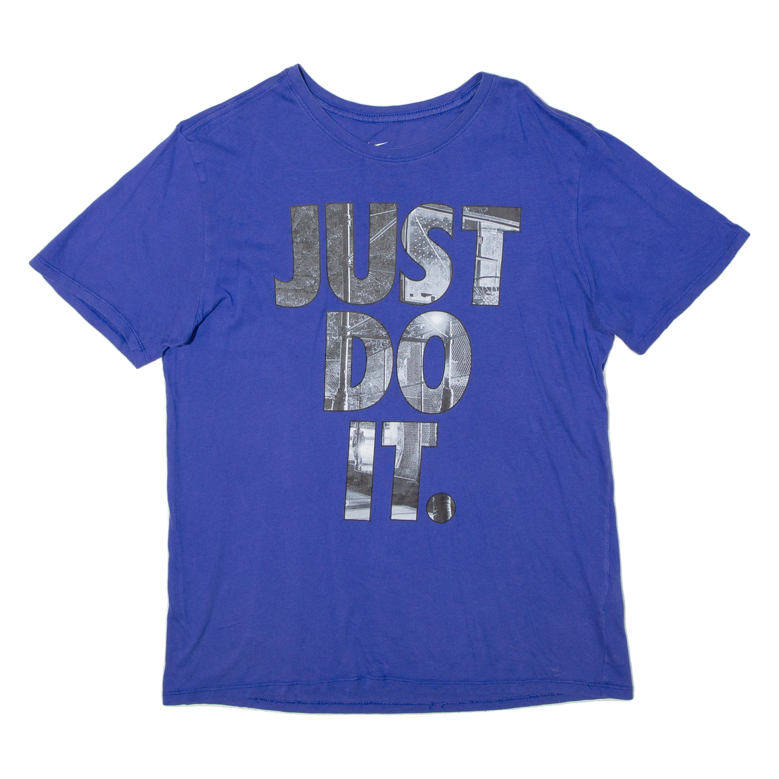 NIKE Just Do It Mens T-Shirt Purple M