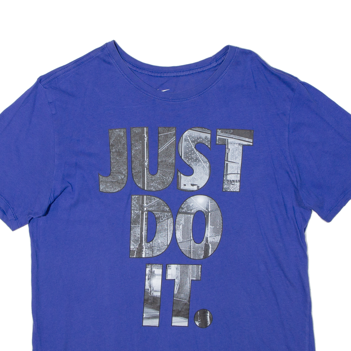NIKE Just Do It Mens T-Shirt Purple M