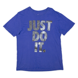 NIKE Just Do It Mens T-Shirt Purple M