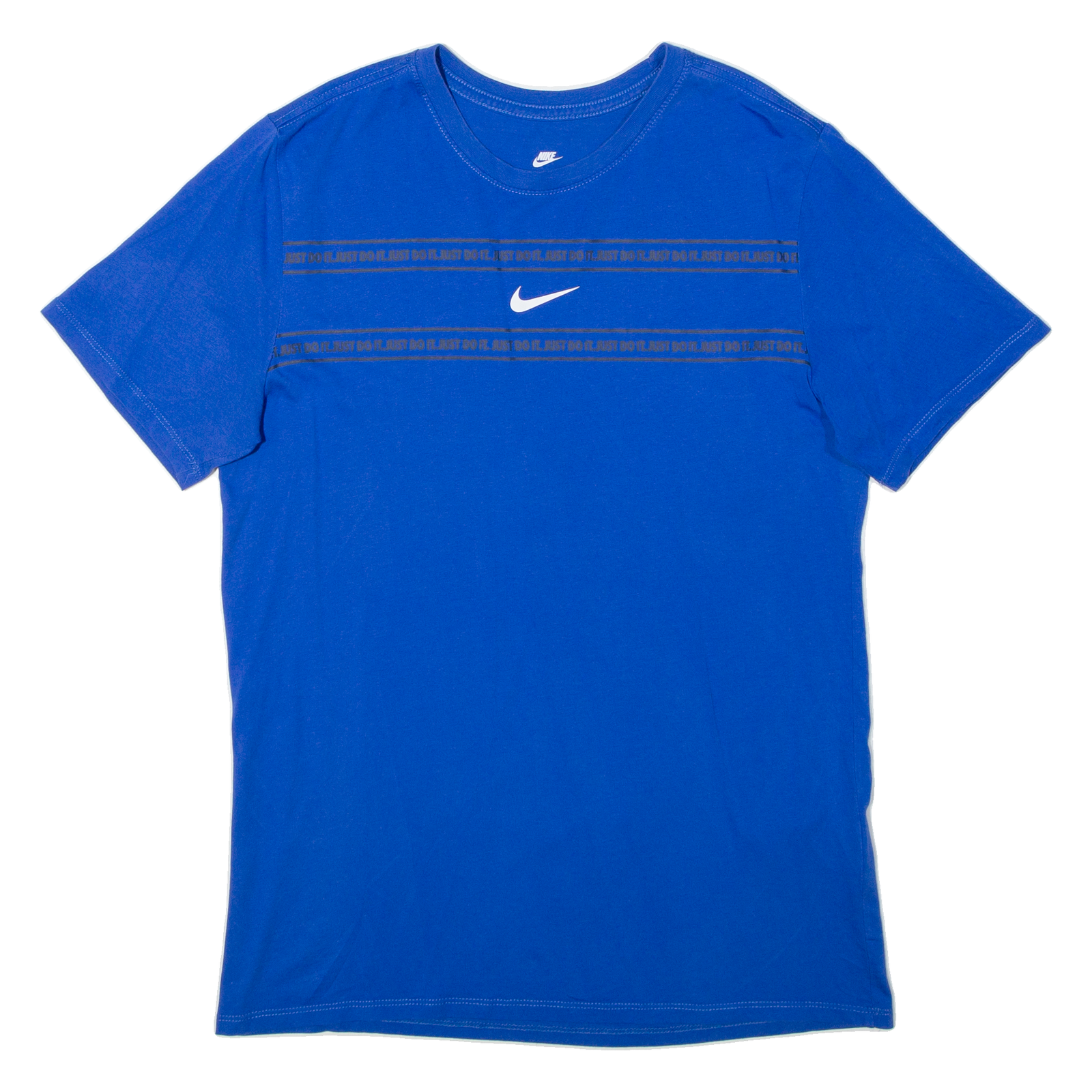 NIKE Just Do It Swoosh Mens T-Shirt Blue M