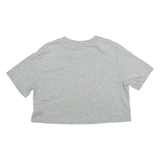 NIKE Cropped Womens T-Shirt Grey XS