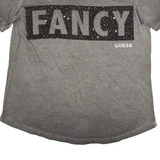 GUESS Womens T-Shirt Grey XS