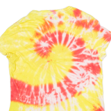 LEVI'S Tie Dye Womens T-Shirt Pink L