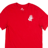 NIKE Mens T-Shirt Red S