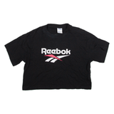 REEBOK Classic Cropped Womens T-Shirt Black S