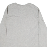 CHAMPION Mens T-Shirt Grey Long Sleeve L