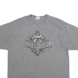 HARLEY DAVIDSON Mens T-Shirt Grey 2XL