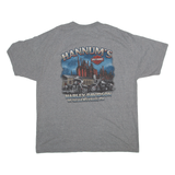 HARLEY DAVIDSON Mens T-Shirt Grey 2XL