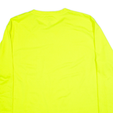 DICKIES Mens T-Shirt Yellow Long Sleeve XL