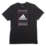 ADIDAS Mens T-Shirt Black M