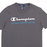CHAMPION Mens T-Shirt Grey S