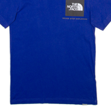 THE NORTH FACE Mens T-Shirt Blue XS