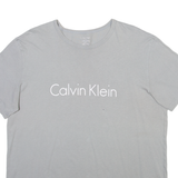 CALVIN KLEIN Mens T-Shirt Grey L