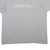 CALVIN KLEIN Mens T-Shirt Grey L