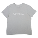 CALVIN KLEIN Mens T-Shirt Grey L