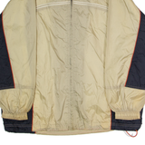 WILSON Mens Windbreaker Jacket Beige Nylon Colourblock S