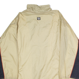 WILSON Mens Windbreaker Jacket Beige Nylon Colourblock S