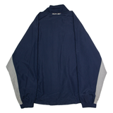 REEBOK Hockey Mens Windbreaker Jacket Blue Nylon XL