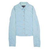ARMANI JEANS Overshirt Womens Jacket Blue UK 12