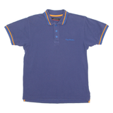 PIERRE CARDIN Mens Polo Shirt Blue S