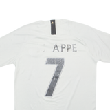 NIKE FC Paris Saint-Germain Mens Football Shirt Jersey Grey Button Neck M