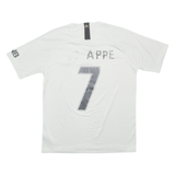 NIKE FC Paris Saint-Germain Mens Football Shirt Jersey Grey Button Neck M