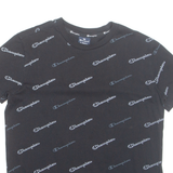 CHAMPION Mens T-Shirt Black XS