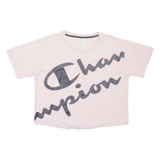 CHAMPION Womens T-Shirt Pink M