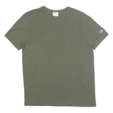 CHAMPION Mens T-Shirt Green S