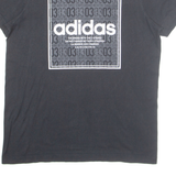 ADIDAS Mens T-Shirt Black S
